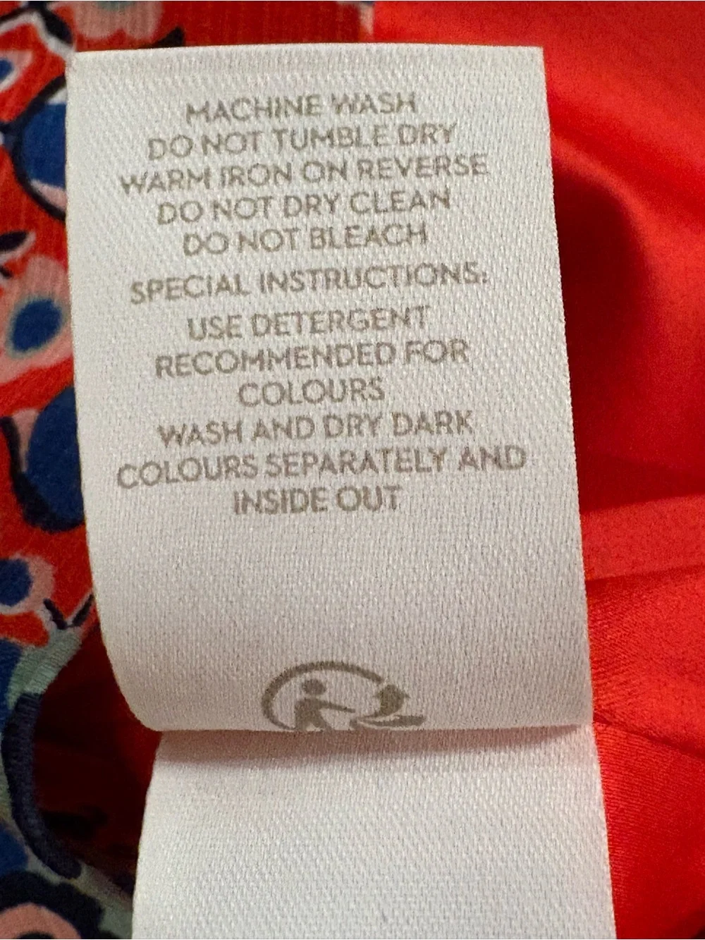 Boden Women’s Size 4 Pencil Skirt Red Blue Pink Floral Print UK 8